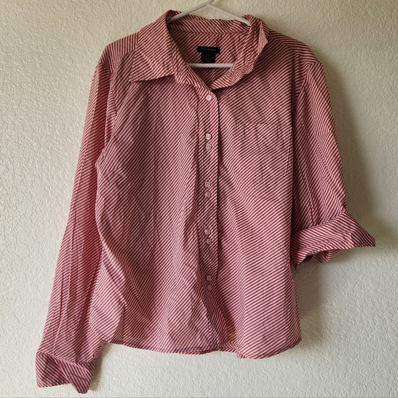 Calvin Klein Jeans Tops - Calvin Klein Jeans Striped Red Women's Shirt Size XL/XG